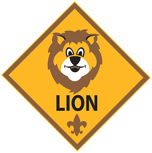 Lion den insignia